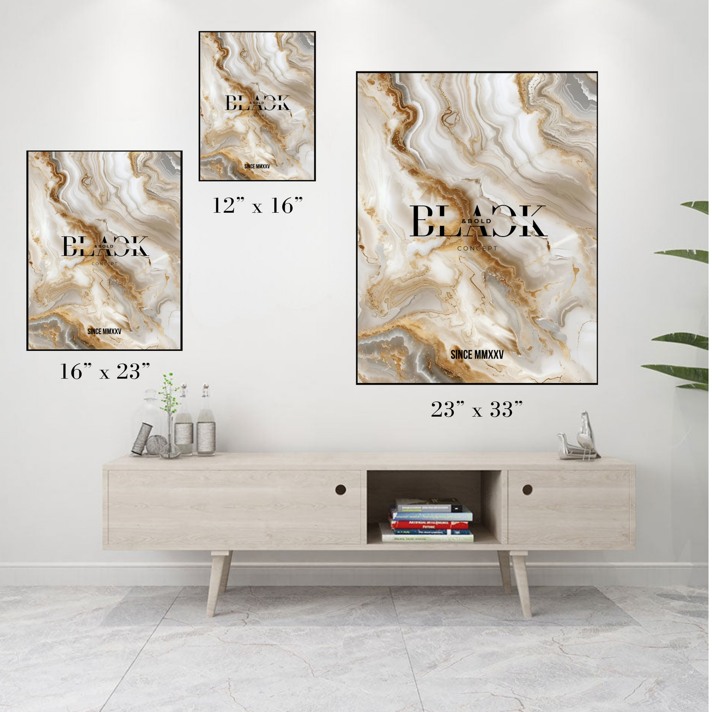 Poster: White Marble