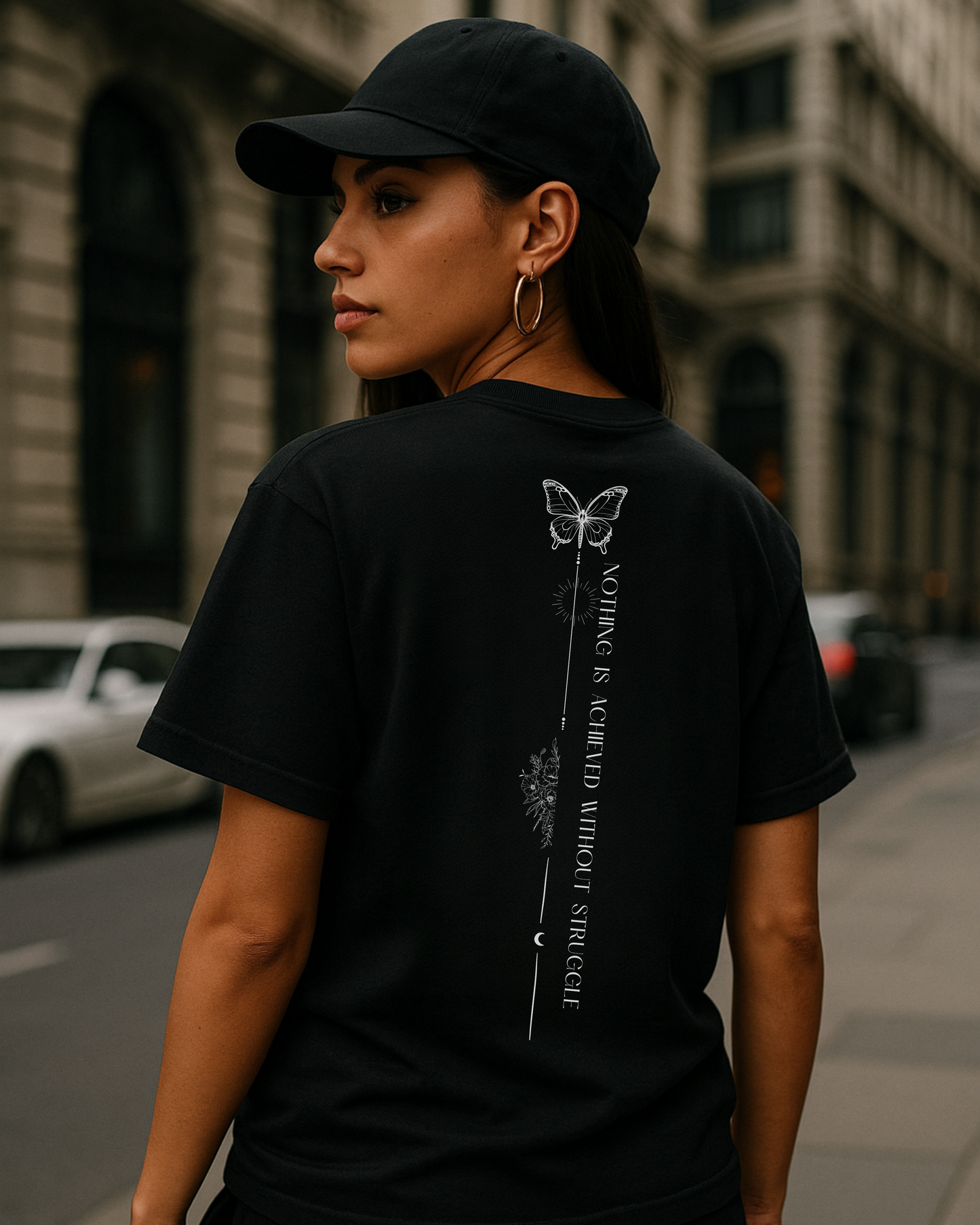 T-shirt: Nothing without struggle
