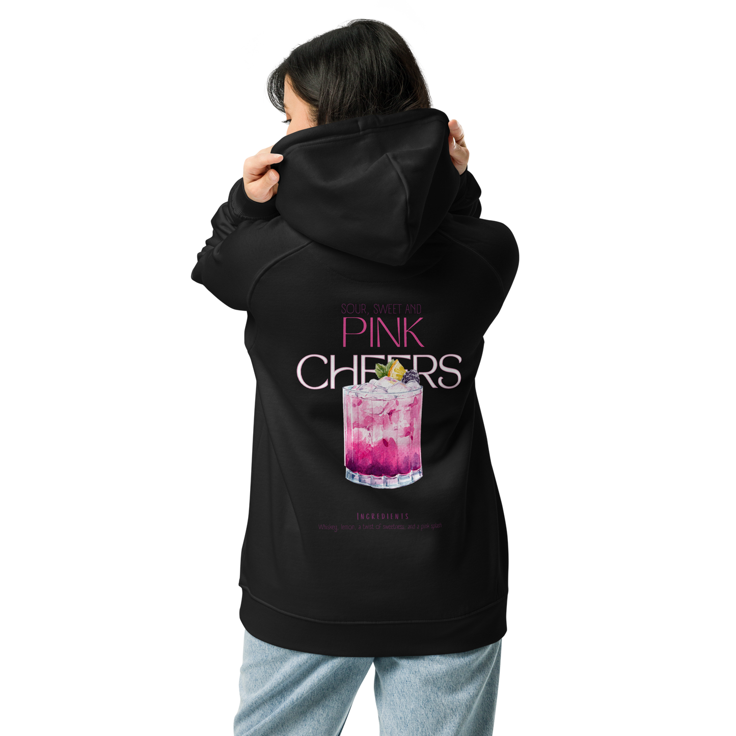 Hoodie: Pink Whiskey Sour
