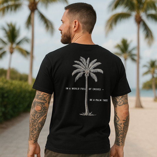 T-shirt: Fineline Palm Tree