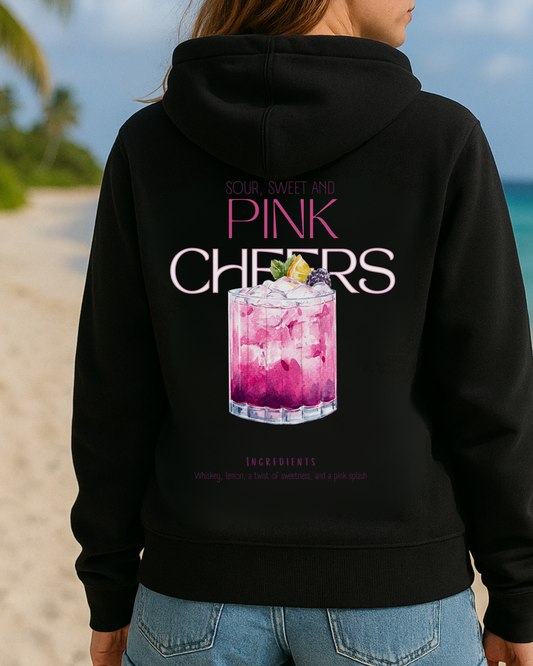 Hoodie: Pink Whiskey Sour