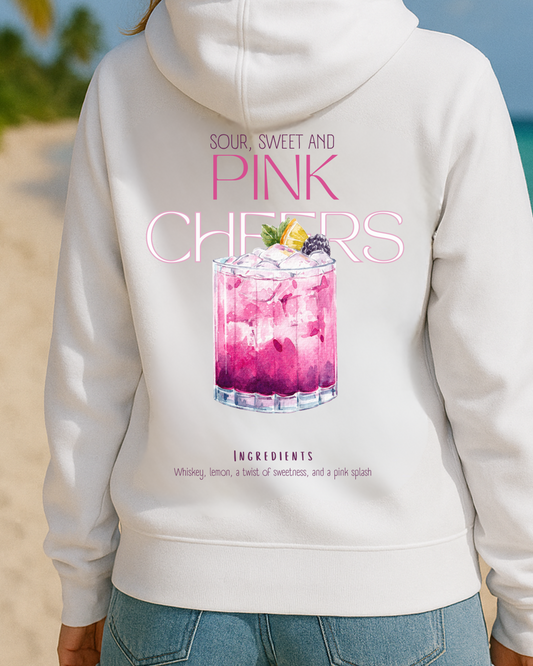 Hoodie: Pink Whiskey Sour